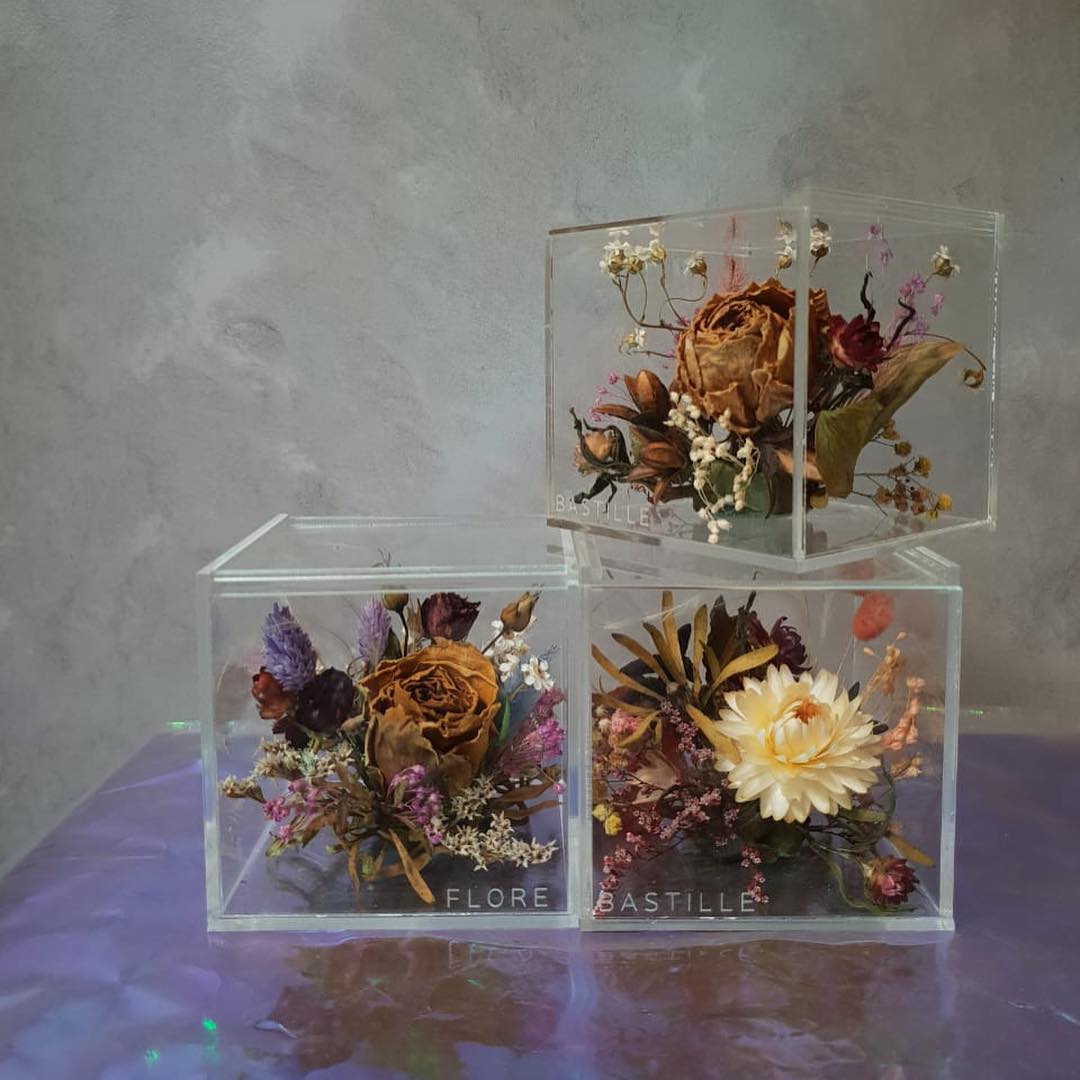dried flower box / flore bastille